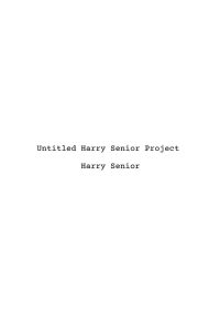 Untitled Harry Senior Project