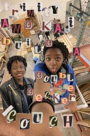 Trinity and Kai build a double decker couch